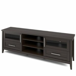 CorLiving - Jackson Extra Wide TV Stand, for TVs up to 85" - Espresso