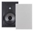 Sonance - VP68 RECTANGLE SINGLE SPEAKER - Visual Performance 6-1/2" Rectangle 2-Way In-Wall Speaker (Each) - Paintable White