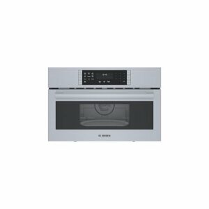 Bosch - 800 Series 1.6 Cu. Ft. Convection Built-In Microwave - Stainless Steel