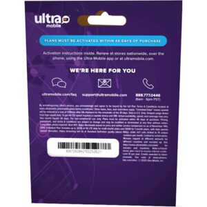 Ultra Mobile - Starter SIM Kit - Purple