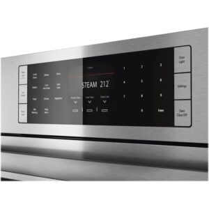 Bosch - Benchmark Series 29.8" Built-In Single Electric Steam Convection Wall Oven - Stainless Steel