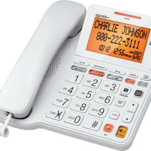 AT&T - CL4940 Corded Phone with Digital Answering System - White