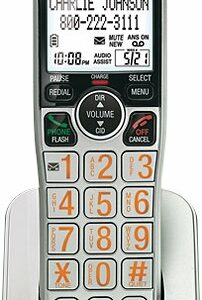 AT&T - AT CRL32202 DECT 6.0 Expandable Cordless Phone System with Digital Answering System - Silver