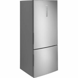 Haier - 15 Cu. Ft. Bottom-Freezer Refrigerator - Stainless Steel