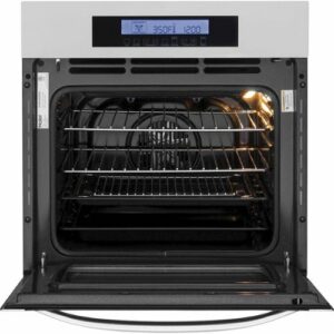 Haier - 24" Built-In Single Electric Convection Wall Oven - Stainless Steel