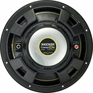 KICKER - CompC 10" Single-Voice-Coil 4-Ohm Subwoofer - Black