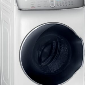 Samsung - 6.0 Cu. Ft. High-Efficiency Smart Front Load Washer with Steam and FlexWash - White