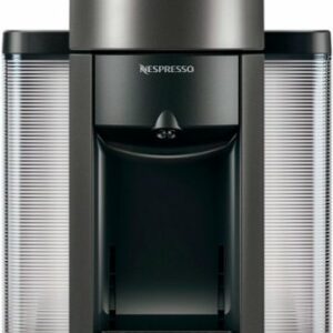 De'Longhi - Nespresso Vertuo Coffee and Espresso Maker by De'Longhi, Graphite Metal with Aeroccino Milk Frother - Graphite Metal