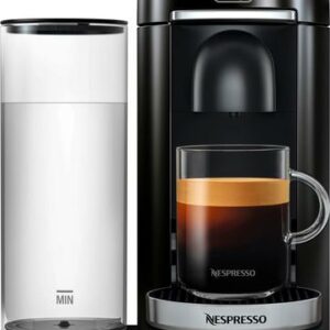 De'Longhi - Nespresso Vertuo Plus Deluxe Coffee & Espresso Machine with Aerocinno - Piano Black