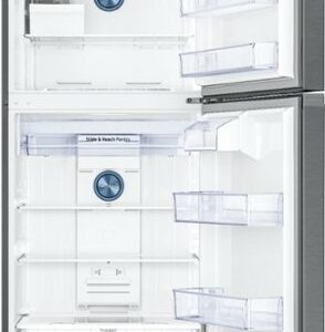 Samsung - 17.6 cu. ft. Top-Freezer Refrigerator with FlexZone - Stainless Steel