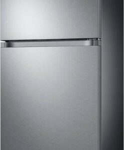 Samsung - 17.6 cu. ft. Top-Freezer Refrigerator with FlexZone - Stainless Steel