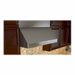 Zephyr - Duct 54 in. x 12 in. Duct Cover for Tempest II Range Hood - Stainless Steel