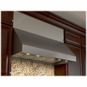 Zephyr - Duct 54 in. x 12 in. Duct Cover for Tempest II Range Hood - Stainless Steel