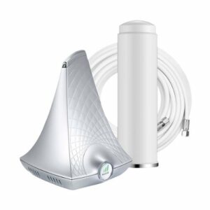 SureCall - Flare 4G Cell Phone Signal Booster - Silver