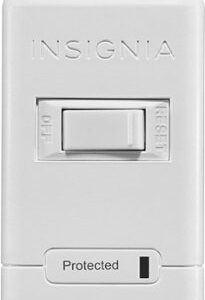 Insignia™ - 6 Outlet 900 Joules Surge Protector (2 Pack) - White