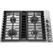 KitchenAid - 30" Gas Cooktop - Stainless Steel