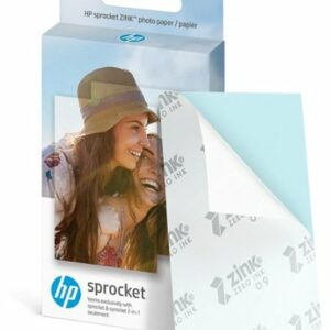 HP - Sprocket  2" x 3" Premium Sticky-Backed Zink Photo Paper - 20 Pack