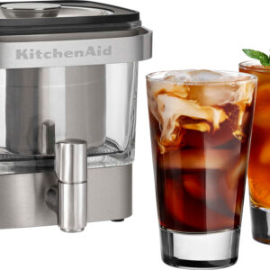 KitchenAid - 28 oz Cold Brew Coffee Maker - KCM4212 - Brushed Stainless Steel