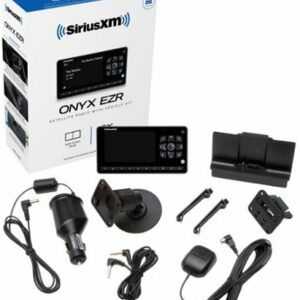 SiriusXM - Onyx EZR Radio with Vehicle Kit - Black - Black