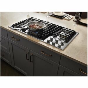 JennAir - 36" Gas Cooktop - Stainless Steel