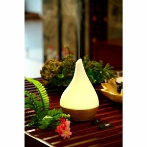 SPT - Ultrasonic Essential Oil Diffuser - White / Bamboo