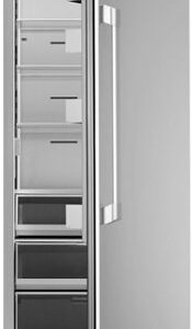 Dacor - 17.8 Cu. Ft. Built-In Column Refrigerator with SteelCool Interior - Custom Panel Ready