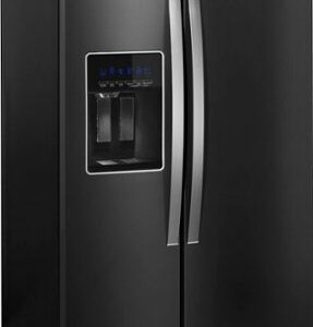 Whirlpool - 28.4 Cu. Ft. Side-by-Side Refrigerator with In-Door-Ice Storage - Black Stainless Steel