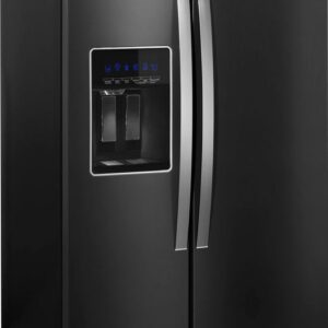 Whirlpool - 28.4 Cu. Ft. Side-by-Side Refrigerator with In-Door-Ice Storage - Black Stainless Steel