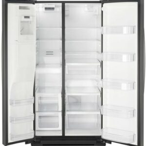 Whirlpool - 28.4 Cu. Ft. Side-by-Side Refrigerator with In-Door-Ice Storage - Black Stainless Steel