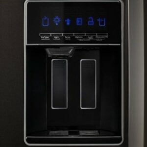 Whirlpool - 28.4 Cu. Ft. Side-by-Side Refrigerator with In-Door-Ice Storage - Black Stainless Steel