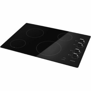 Amana - 30" Built-In Electric Cooktop - Black