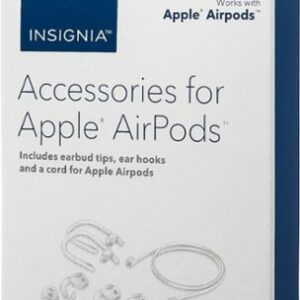 Insignia™ - Accessories for Apple AirPods (1st and 2nd Generation) - White