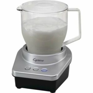 Capresso - froth MAX Automatic Milk Frother - Silver/Black