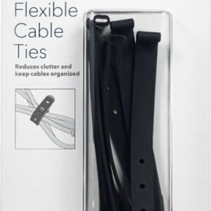 Insignia™ - 4" Cable Tie (8-Pack) - Black