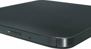 LG - 8x External USB Double-Layer DVD±RW/CD-RW Drive - Black