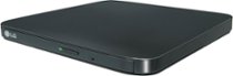 LG - 8x External USB Double-Layer DVD±RW/CD-RW Drive - Black