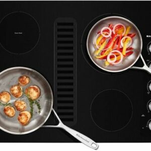 KitchenAid - 30" Electric Cooktop - Black