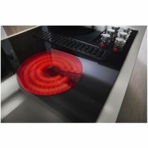 KitchenAid - 36" Electric Cooktop - Black