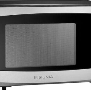 Insignia™ - 0.9 Cu. Ft. Compact Microwave - Stainless Steel