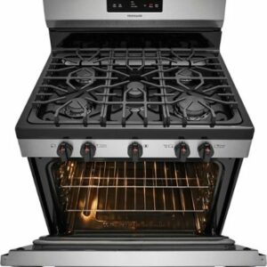 Frigidaire - Self-Cleaning Freestanding Gas Range - Stainless Steel