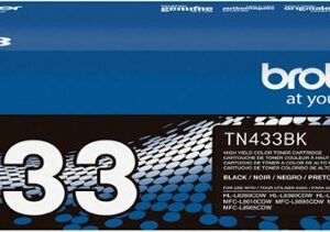 Brother - TN433BK High-Yield Toner Cartridge - Black