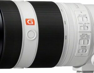 Sony - FE 100-400mm f/4.5-5.6 GM OSS Super Telephoto Zoom Lens for E-mount Cameras - White