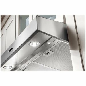 Whirlpool - 24" Convertible Range Hood - Stainless Steel