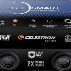 Celestron - EclipSmart 2x Power Viewers Solar Eclipse Observing Kit - Blue/Black