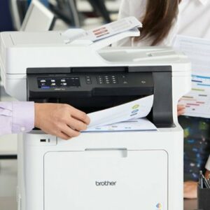 Brother - MFC-L8900CDW Wireless Color All-in-One Laser Printer - White