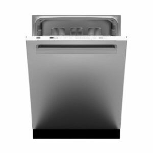 Bertazzoni - 24" Top Control Built-In Dishwasher with Stainless Steel Tub - Stainless Steel