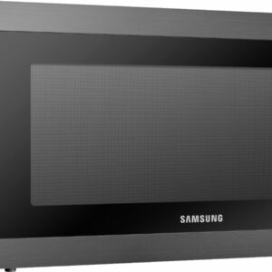 Samsung - 1.9 Cu. Ft. Countertop Microwave for Built-In Applications with Sensor Cook - Black Stainless Steel