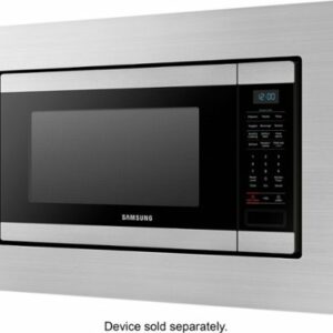 Samsung - 30" Trim Kit for MS19M8000AS Microwave - Stainless Steel