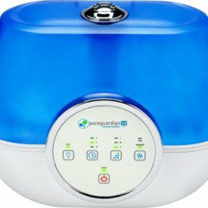 PureGuardian - Ultrasonic 2 Gal. Warm and Cool Mist Aromatherapy Humidifier - Blue/White