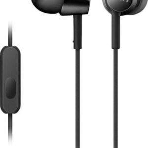 Sony - EX155AP EX Series Wired In-Ear Headphones - Black